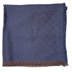 GG Guccissima Wool-Silk Blend Shawl